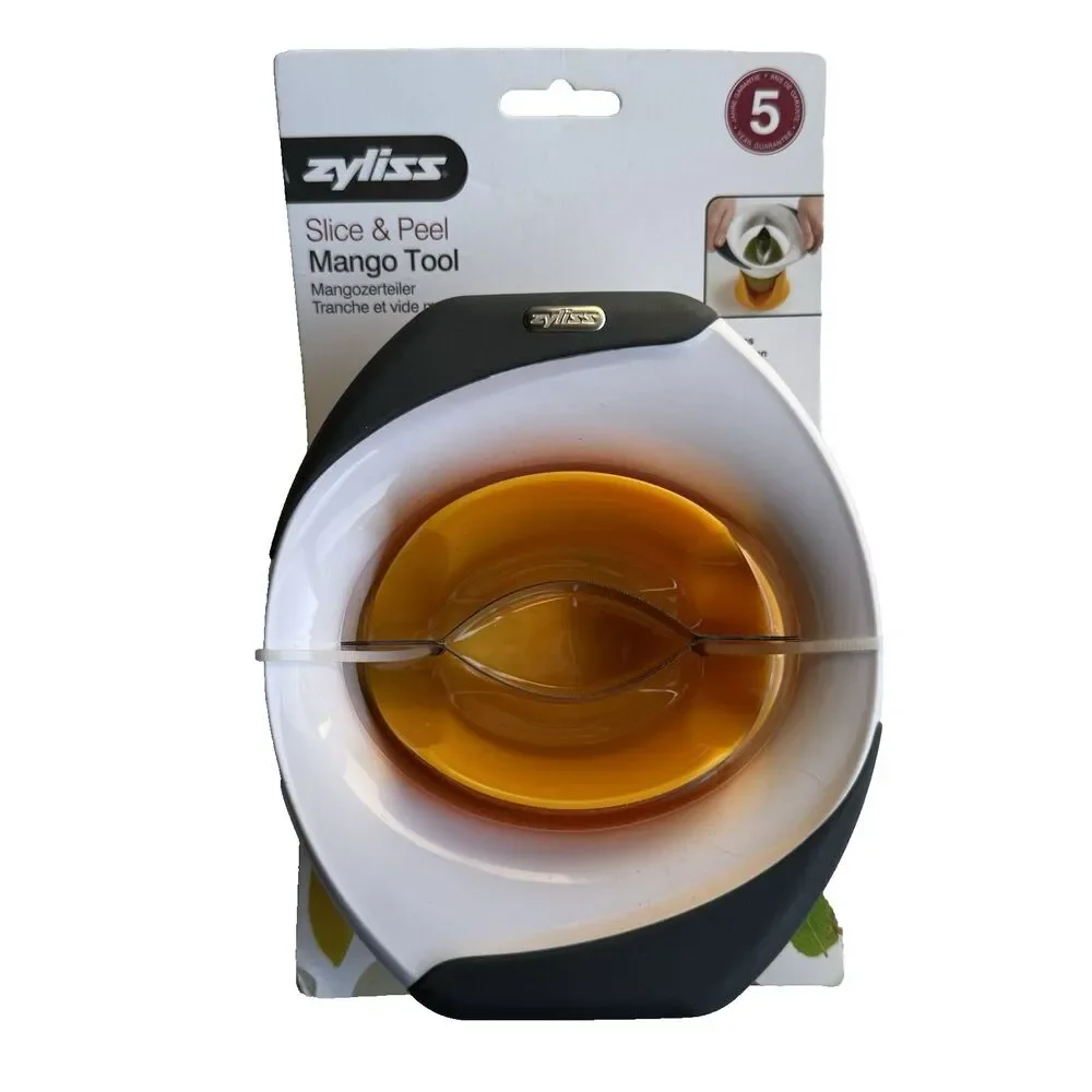 Zyliss Slice & Peel 3-in-1 Mango Slicer Peeler & Pit Remover Kitchen Gaget NEW